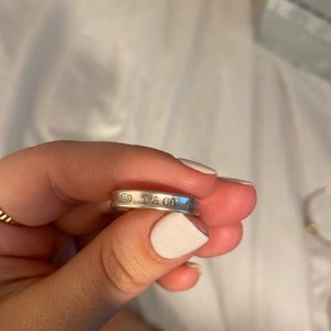 tiffany 1837 ring silver size 6